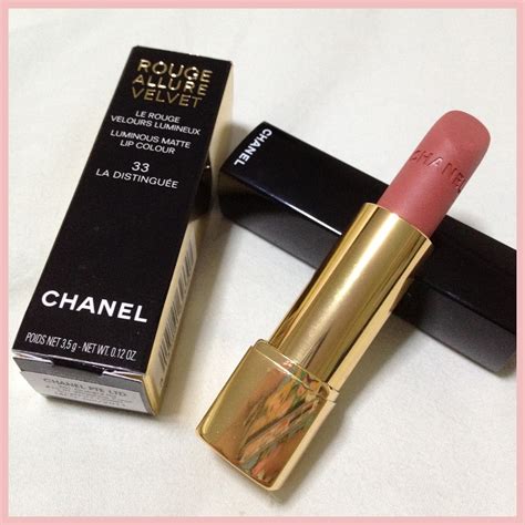 Chanel Rouge Allure Velvet La Distinguée 33 and La 